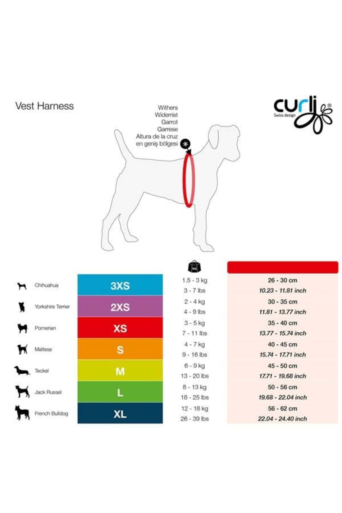 Vest Air-mesh Köpek Göğüs Tasması Kamuflaj Xxsmall 26-30 Cm