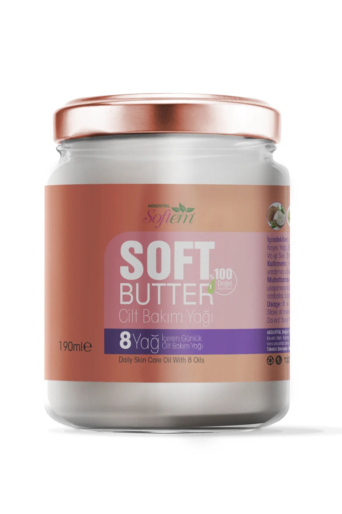 Softbutter Cılt Bakım Yagı 190ml Soft Butter