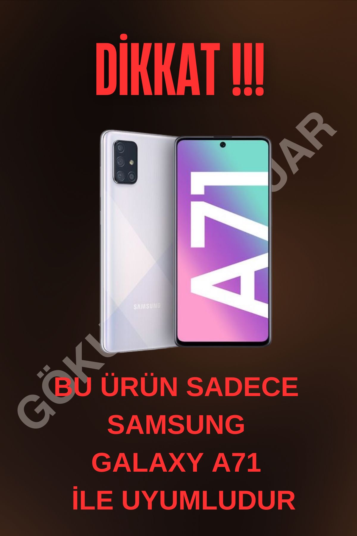 Samsung Galaxy A71 Uyumlu Telefon Kılıfı