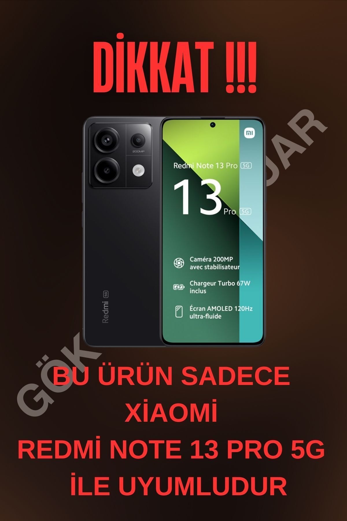 Xiaomi Redmi Note 13 Pro-5G
Uyumlu Telefon Kılıfı