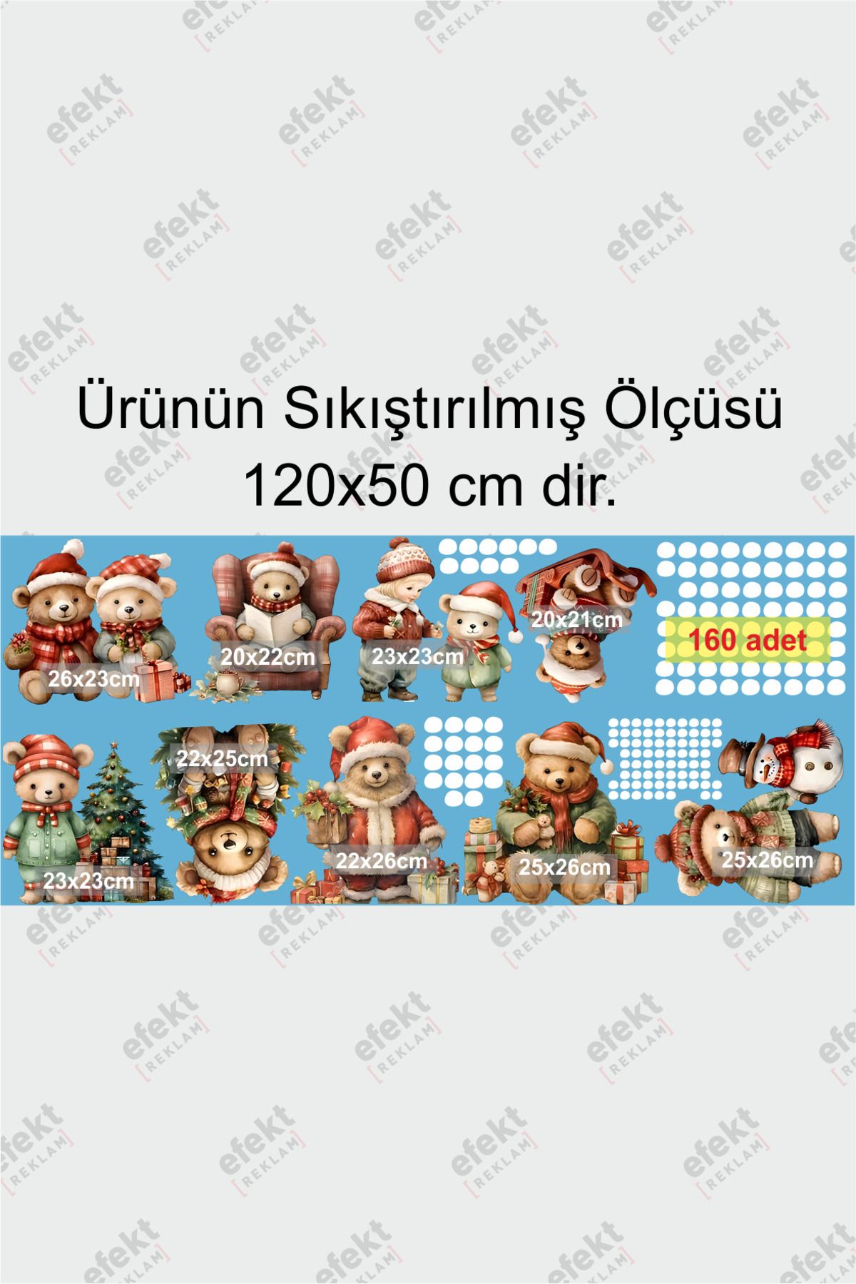 Ayıcıkların Kar Yılbaşı - Christmas Keyfi Sticker Seti