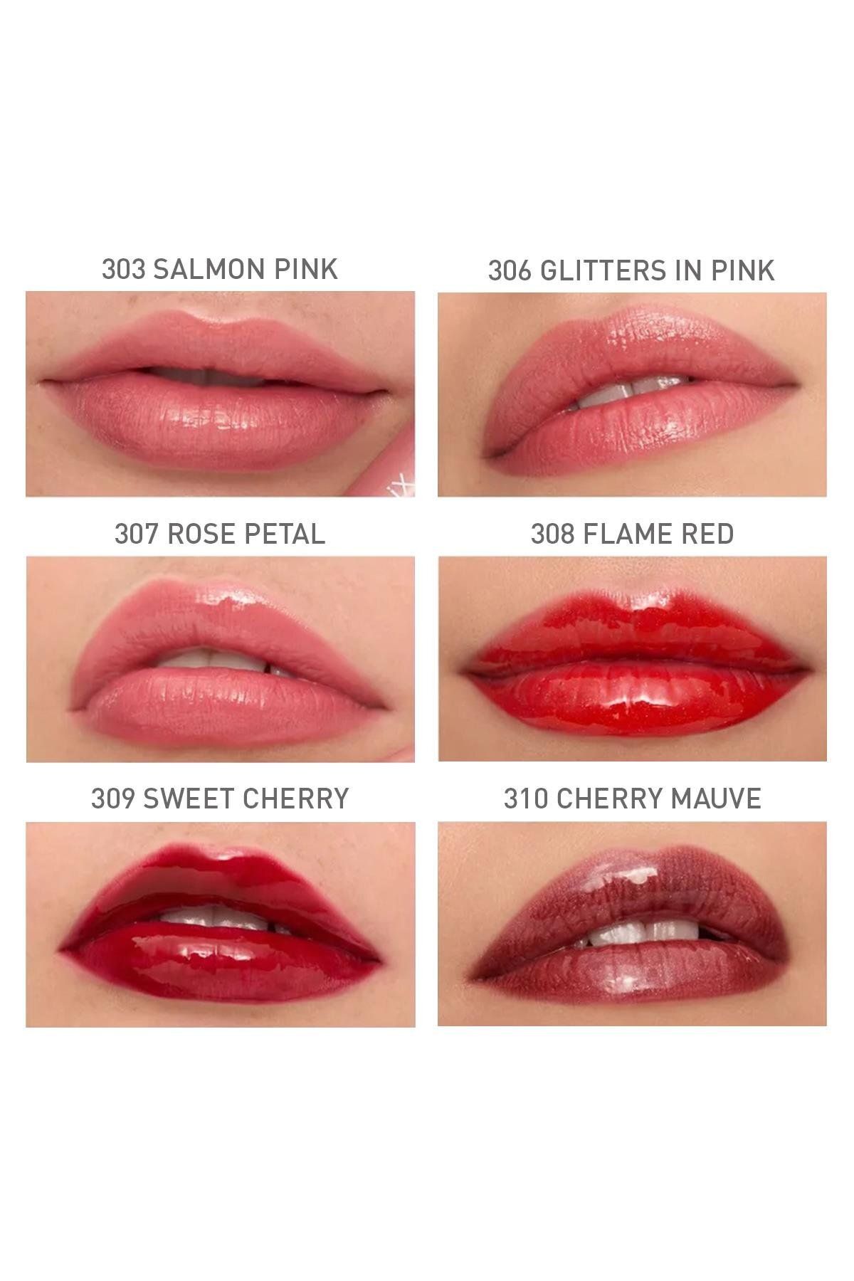 Silky Care Lipgloss 309 - Sweet Cherry - Yumuşak Pürüzsüz Görünüm - Koruyucu Ve Nemlendirici Etki