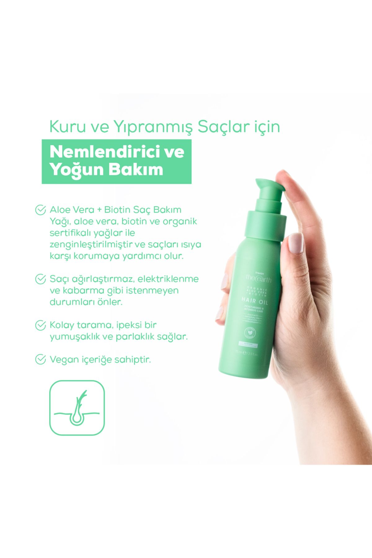 Collagen Saç Yağı + Aloe Vera Saç Yağı