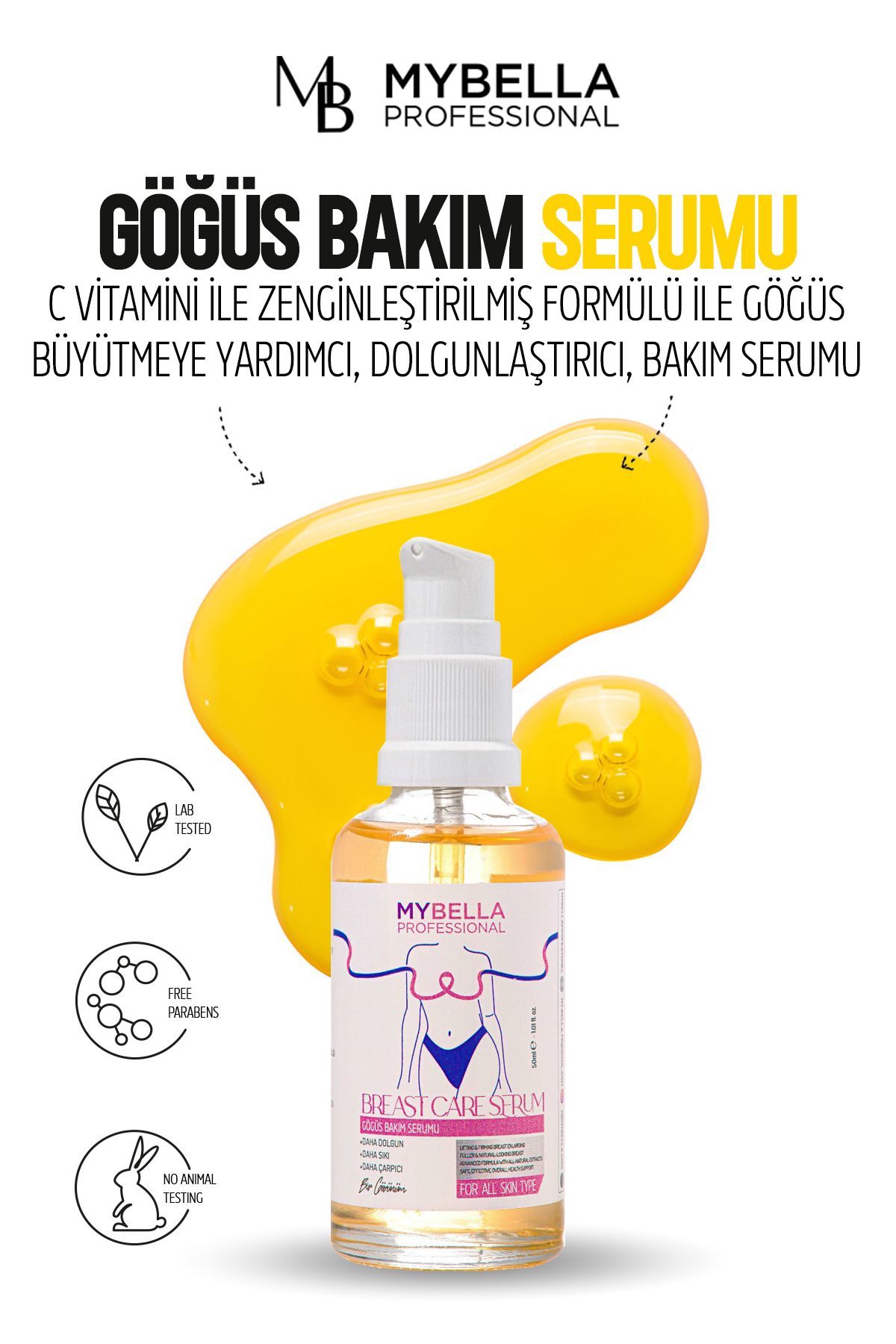 2'li Gögüs Büyütmeye Yardımcı, Dolgunlaştırıcı, 50 ml C Vitamini Ile Zenginleştirilmiştir.