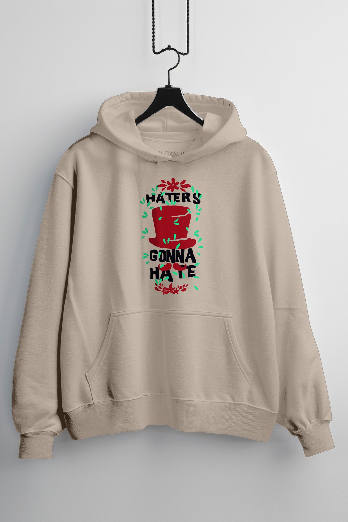 Zestia Unisex Hoodie, HatersGonna Hate Tasarı...