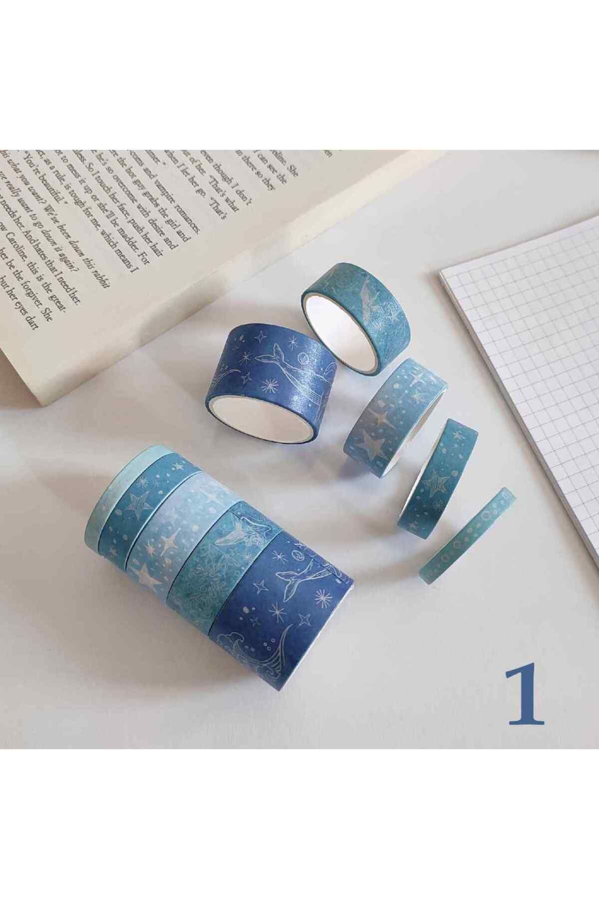 Limmy Vintage Washi Tape BantBaskılı Yapışkan...