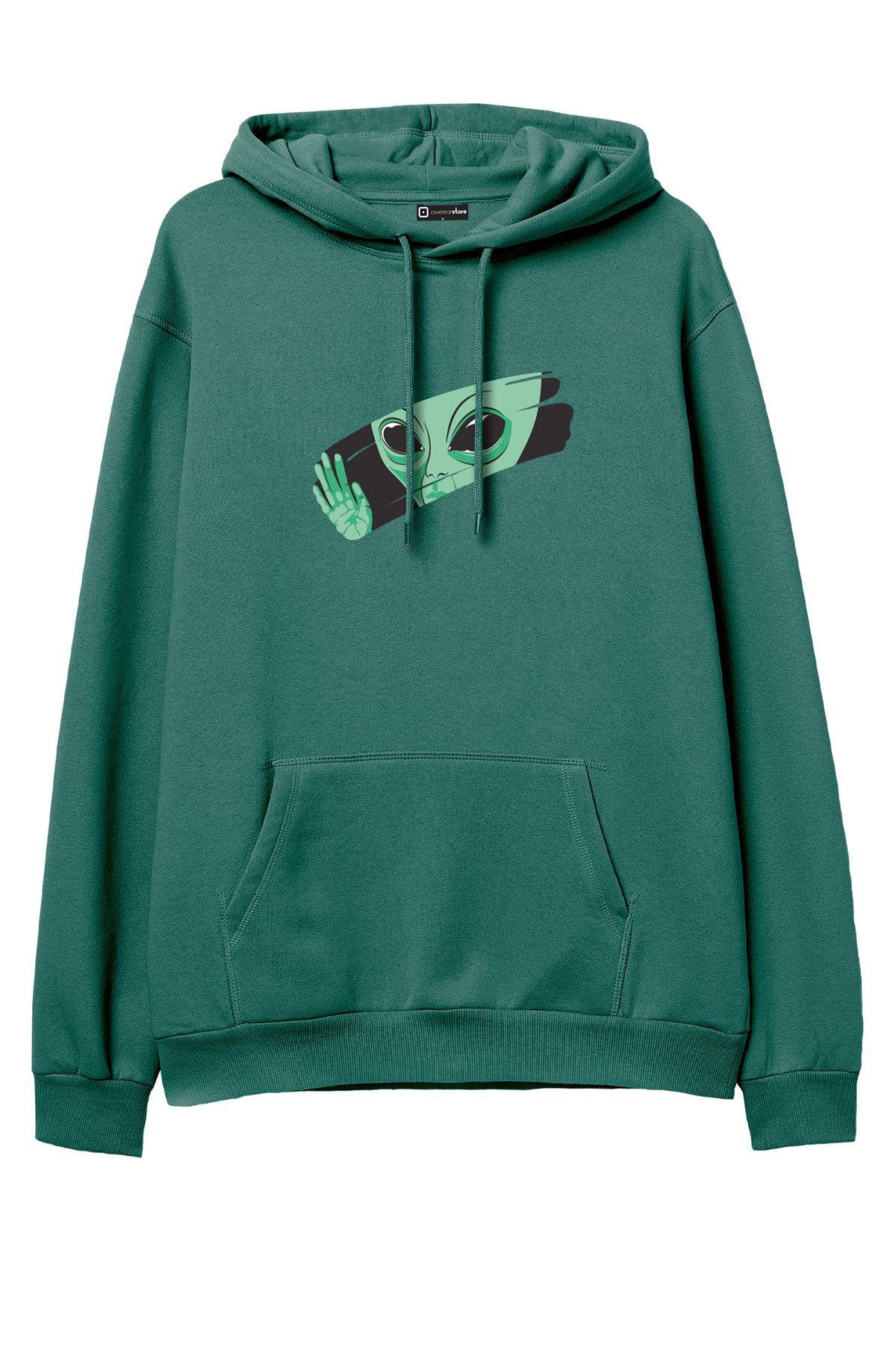 Oweear Unisex  Uzaylı  -Regular Hoodie