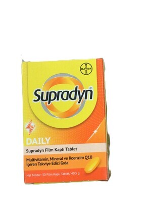 Daily 30 Film Kaplı Tablet | Koenzim Q10, Multivitamin Ve Mineral Içeren Takviye Edici Gıda Image 0