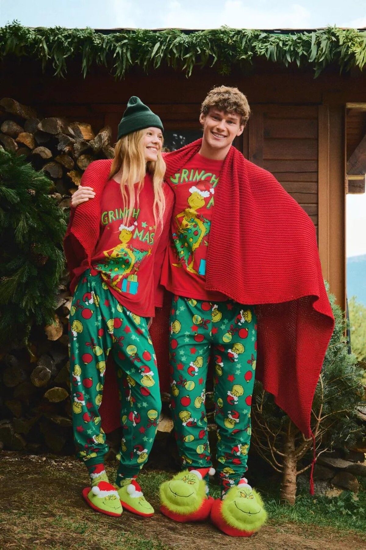 Erkek | The Grinch TM  kadife pijama