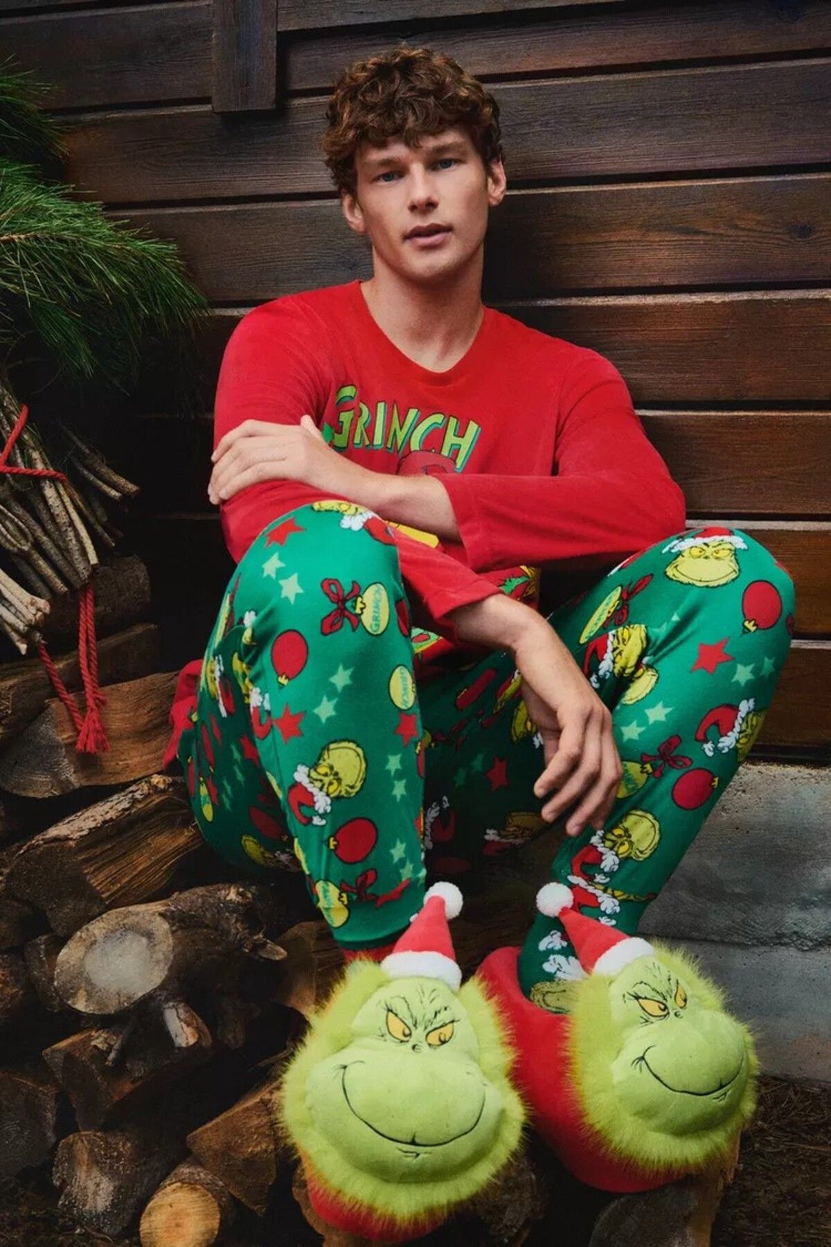 Erkek | The Grinch TM  kadife pijama