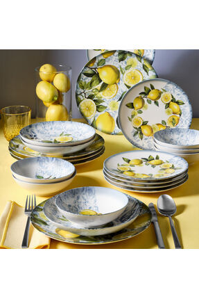 GÜRAL PORSELEN Camelia 24 Parça 6 Kişilik Yemek Takımı 41963 Image 0