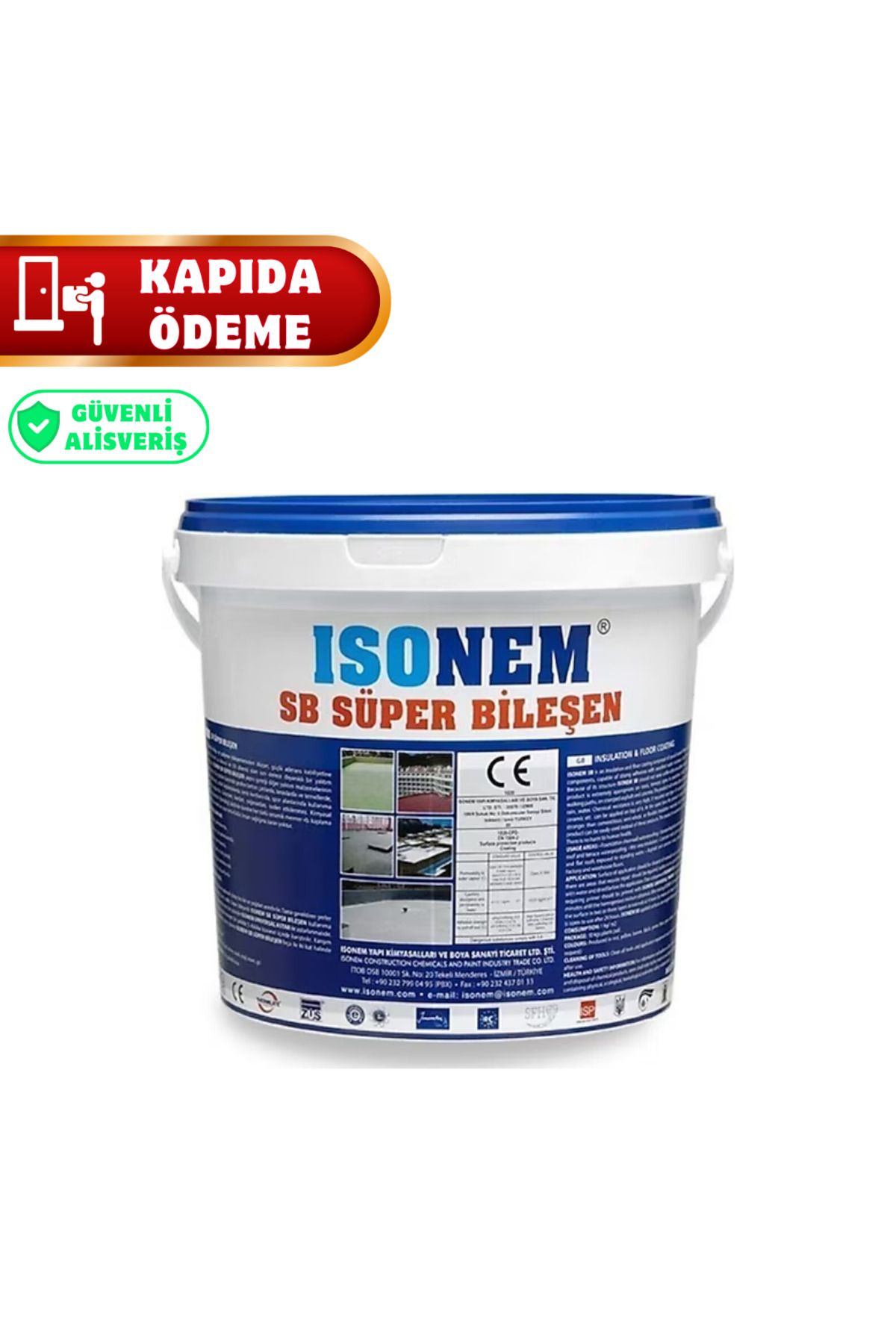 Isonem Sb Mineral Dolgu SuYalıtım 18 Kg Beyaz