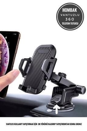 Uzayabilen Vantuzlu Cep Araç Telefon Tutucu Oto Araba Içi Telefon Tutacağı 360 Image 0
