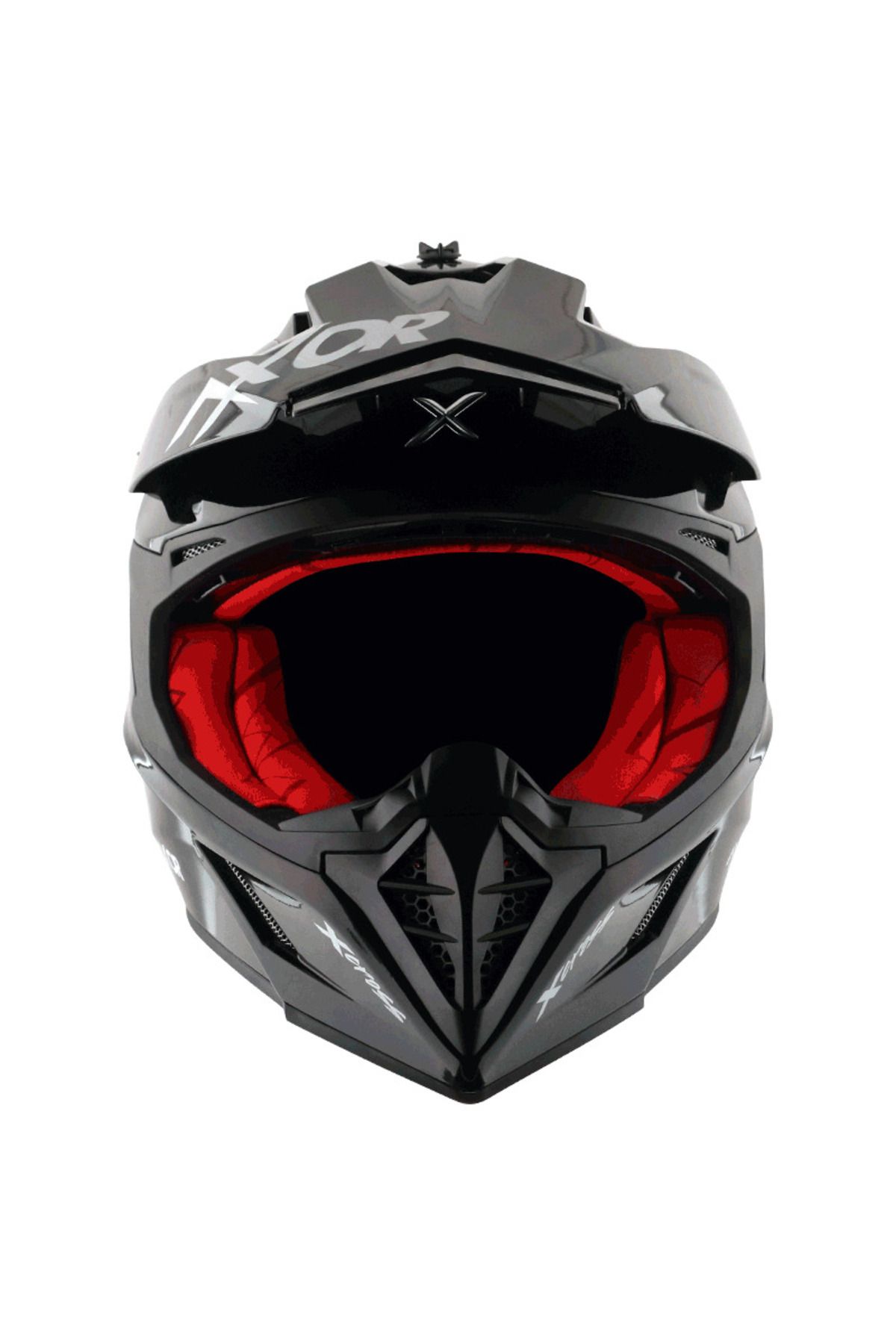 X-Cross Kask Black Red