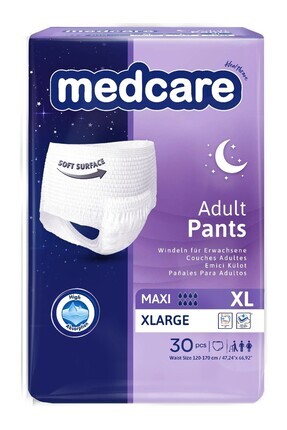Maxi Emici Külot Yetişkin Hasta Bezi XLarge XL Beden 8 Damla 30'lu Paket Image 0