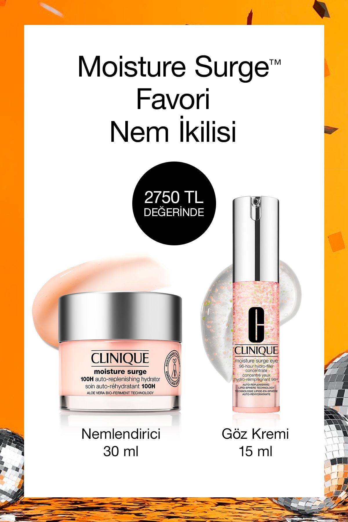 Clinique Moisture Surge™Favori Nem İkilisi -...