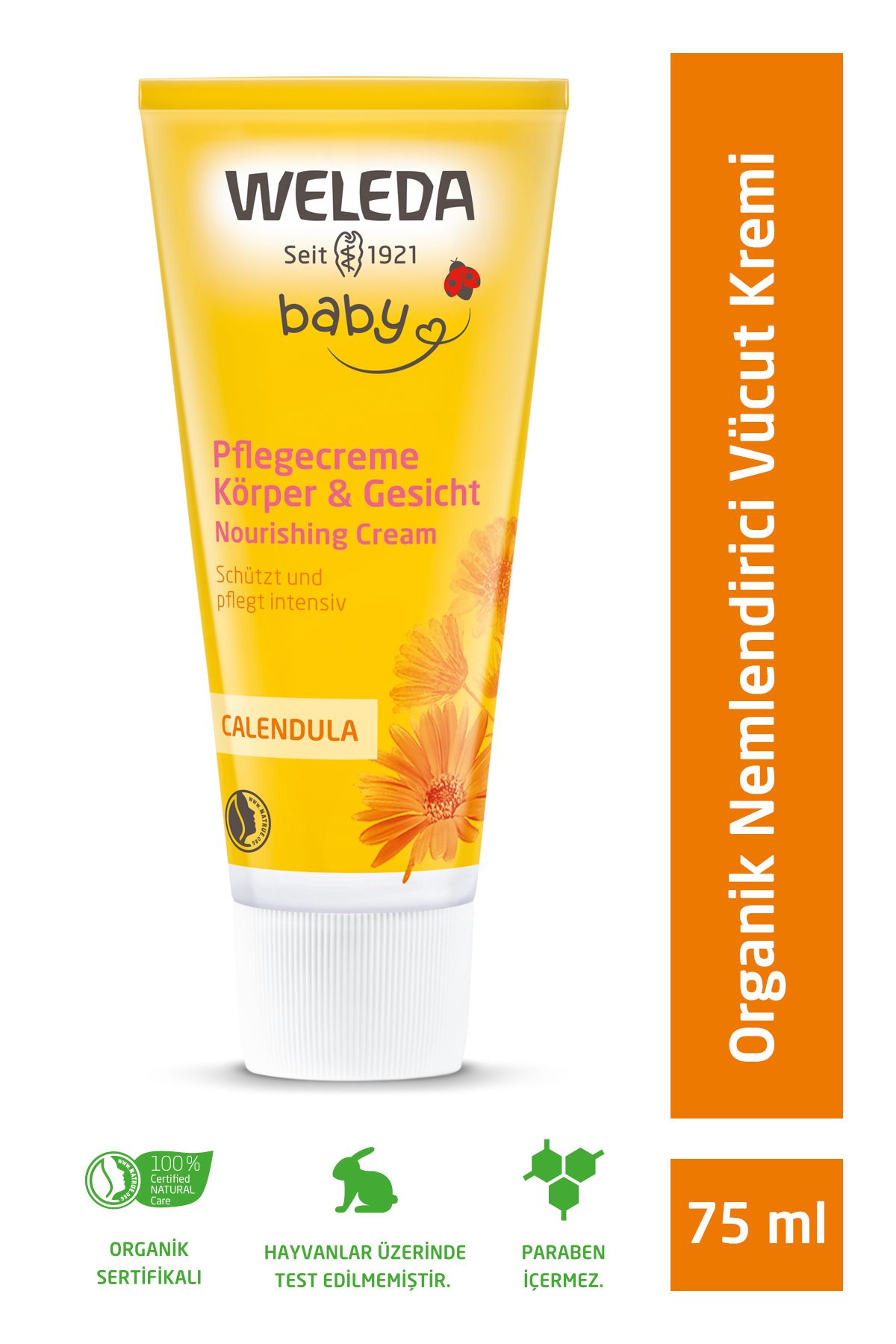 Weleda Calendula OrganikVücut Kremi 75 ml