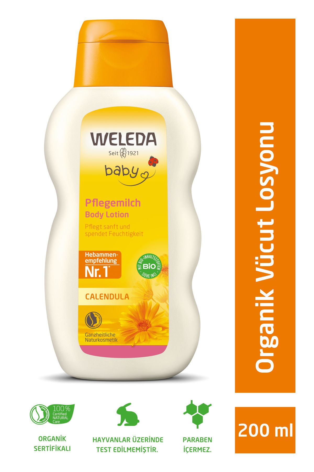 Weleda Calendula OrganikVücut Losyonu 200 ml