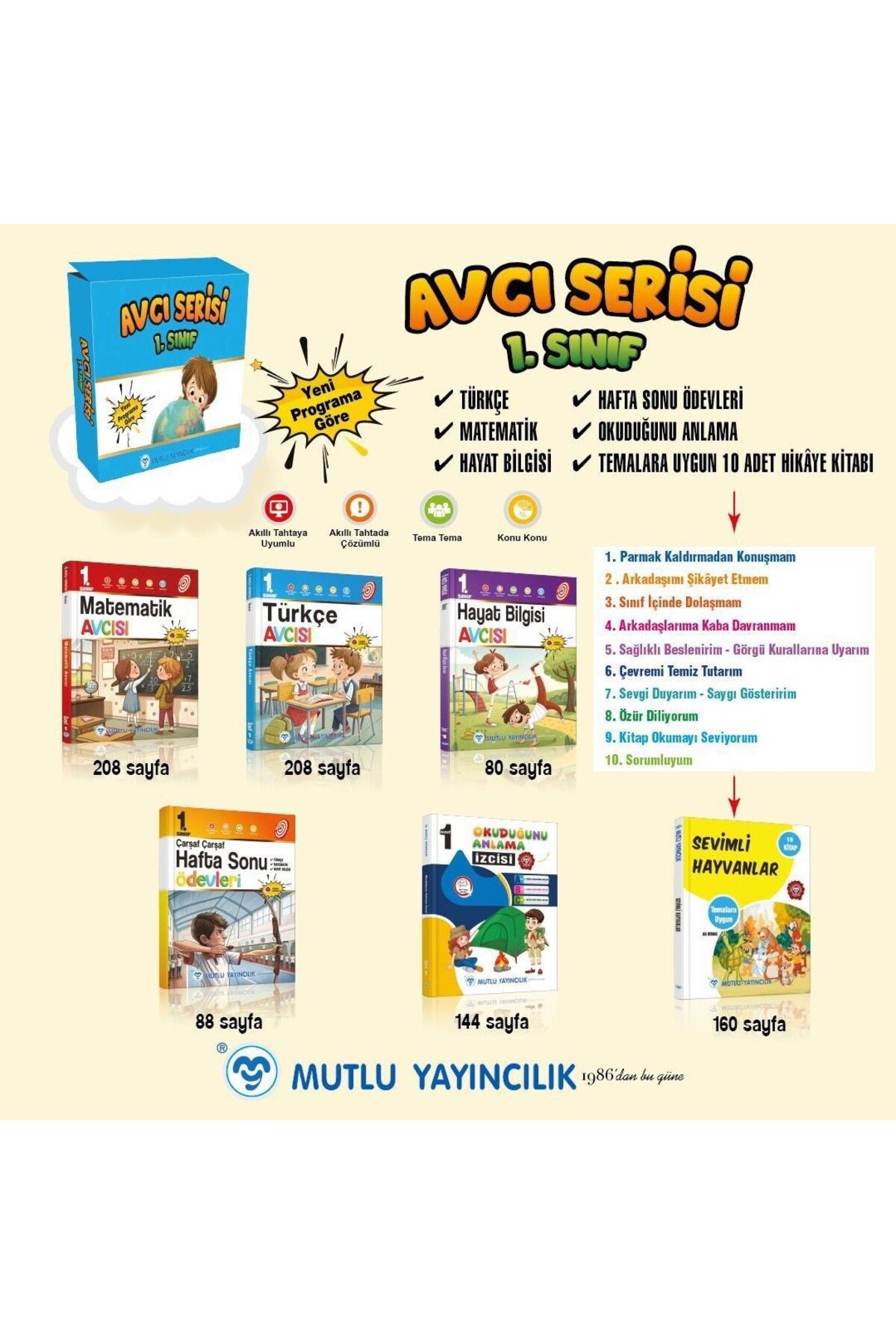 Avcı Serisi 1.Sınıf Set ( 2024-2025 Yılı)