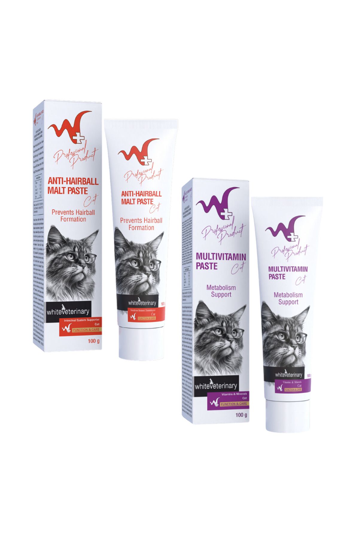 WhiteVeterinay Malt Paste 100Gr + Vitamin Pas...