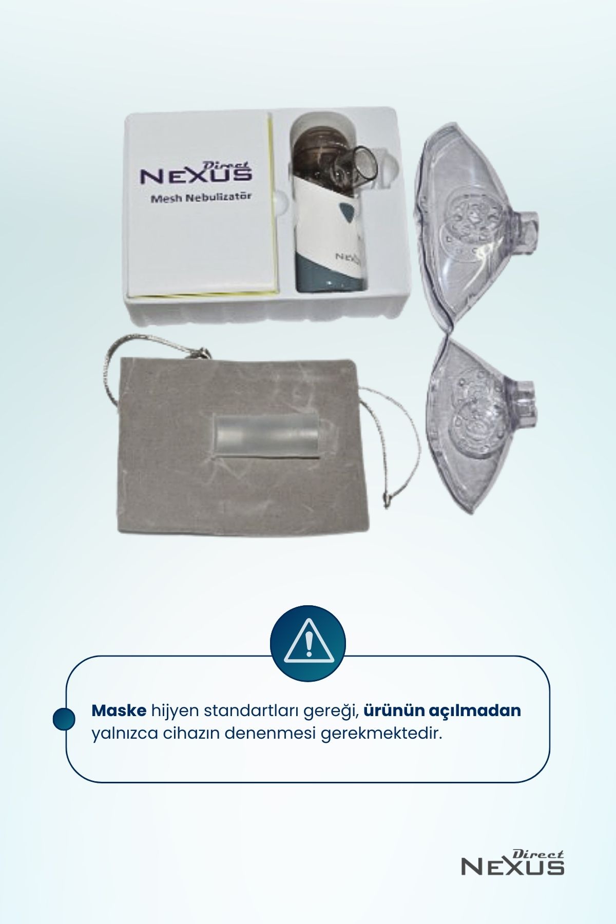 Yetişkinler Ve Çocuklar Için Şarj Edilebilir Taşınabilir Mesh Nebulizatör