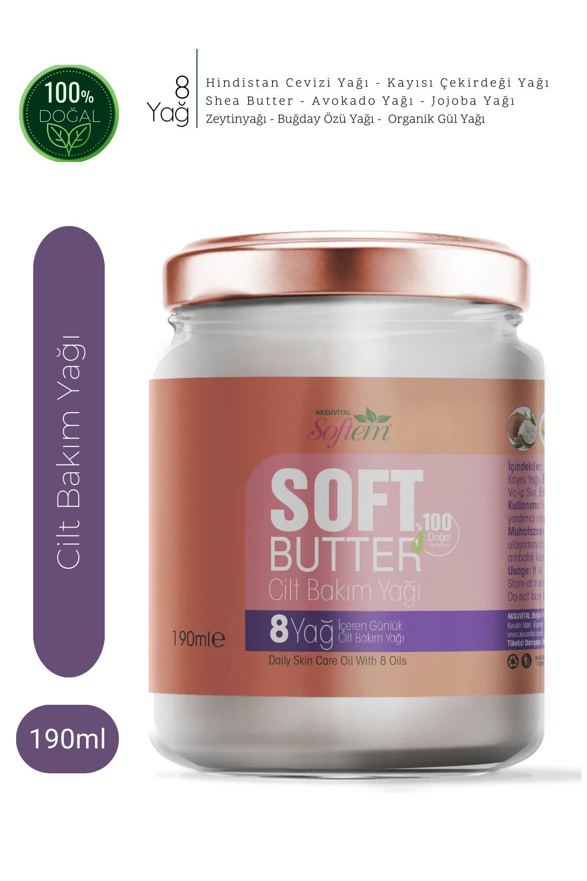 SoftemSoftbutter Cılt BakımYagı 190ml Soft Bu...