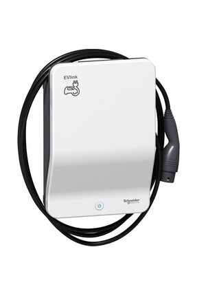 Evlink Wallbox 22,1kw Plastik Ve Kablolu 1xt2 Soket Elektrikli Şarj Istasyonu Image 0