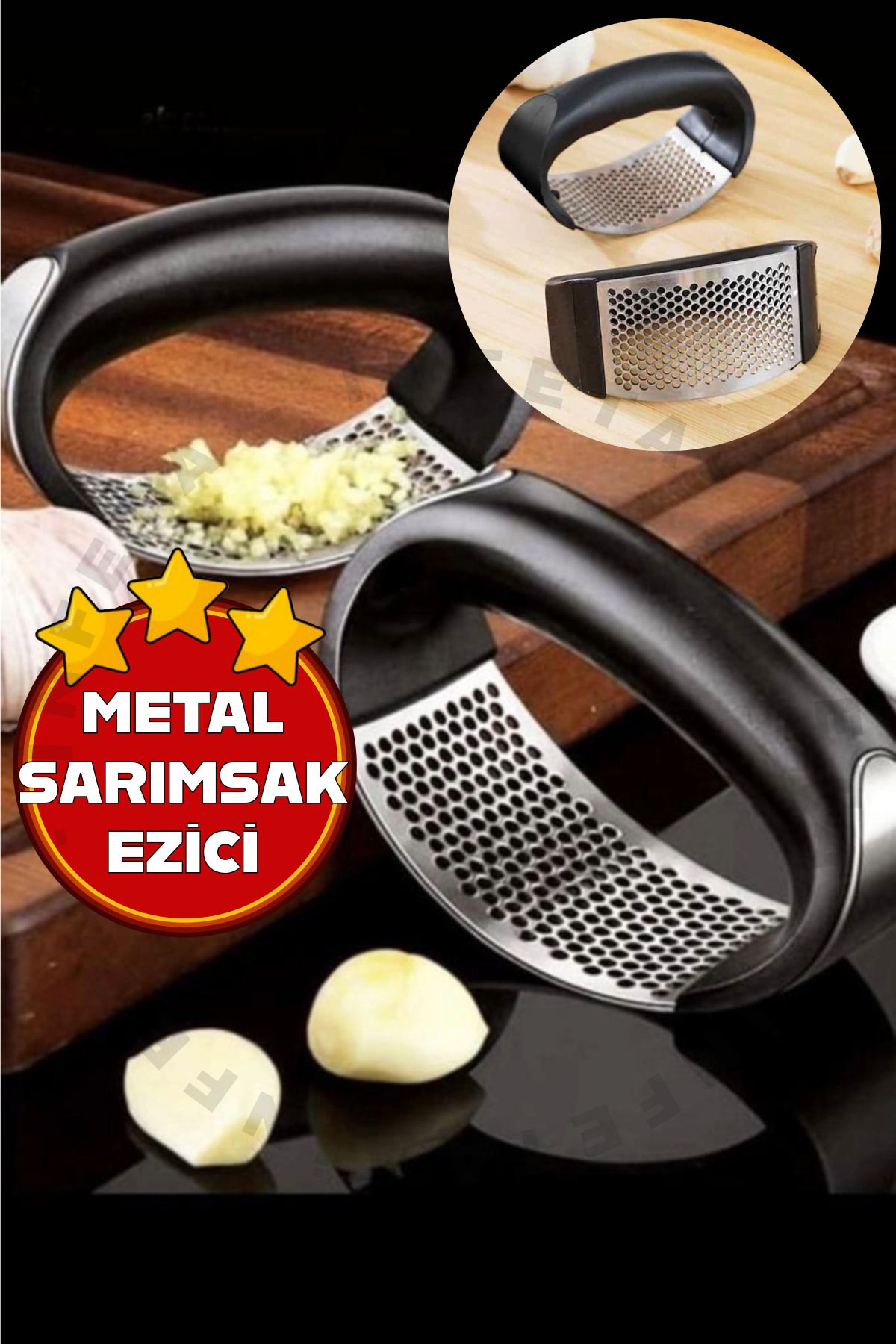 İnfeta Sarımsak Ezeceği MetalSarımsak Presi P...