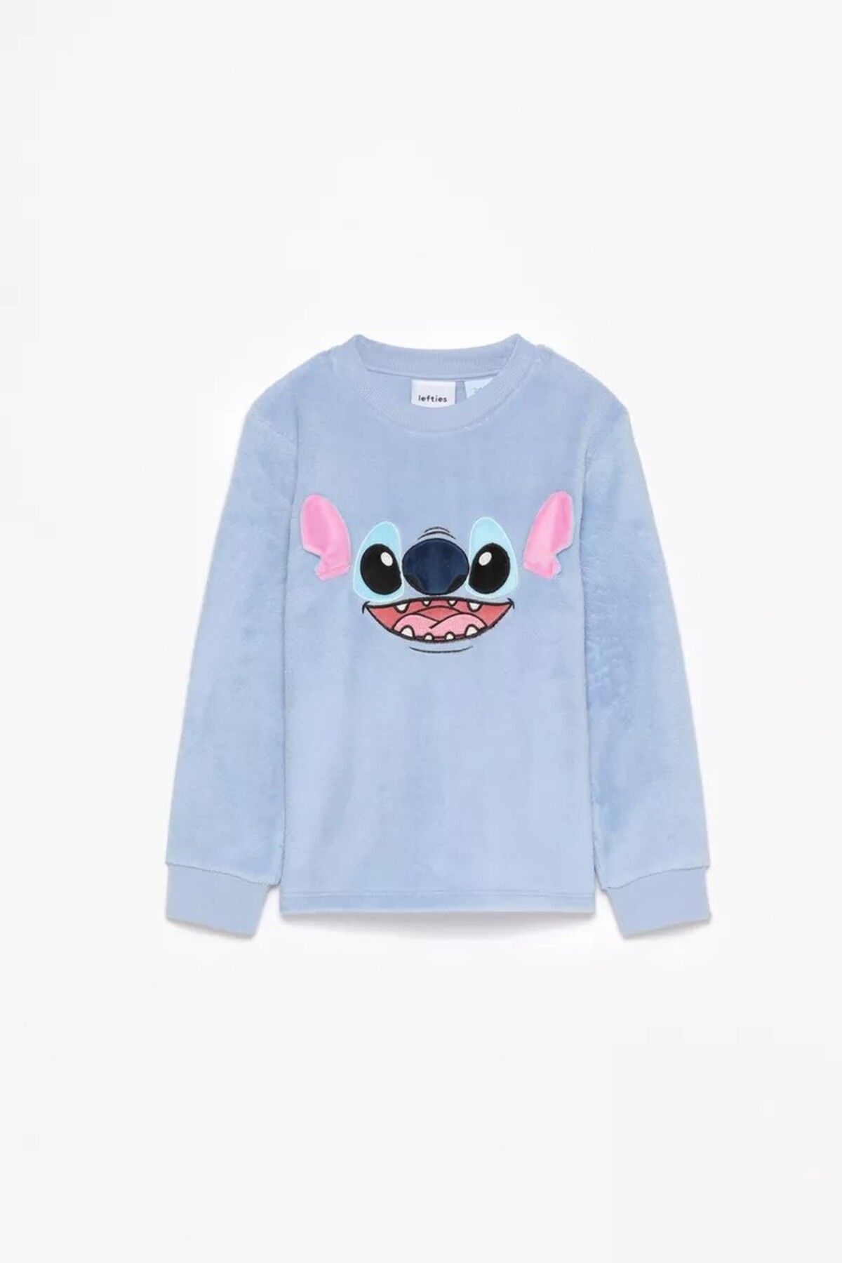 Stitch ©Disney çiçek desenli pelüş pijama takımı