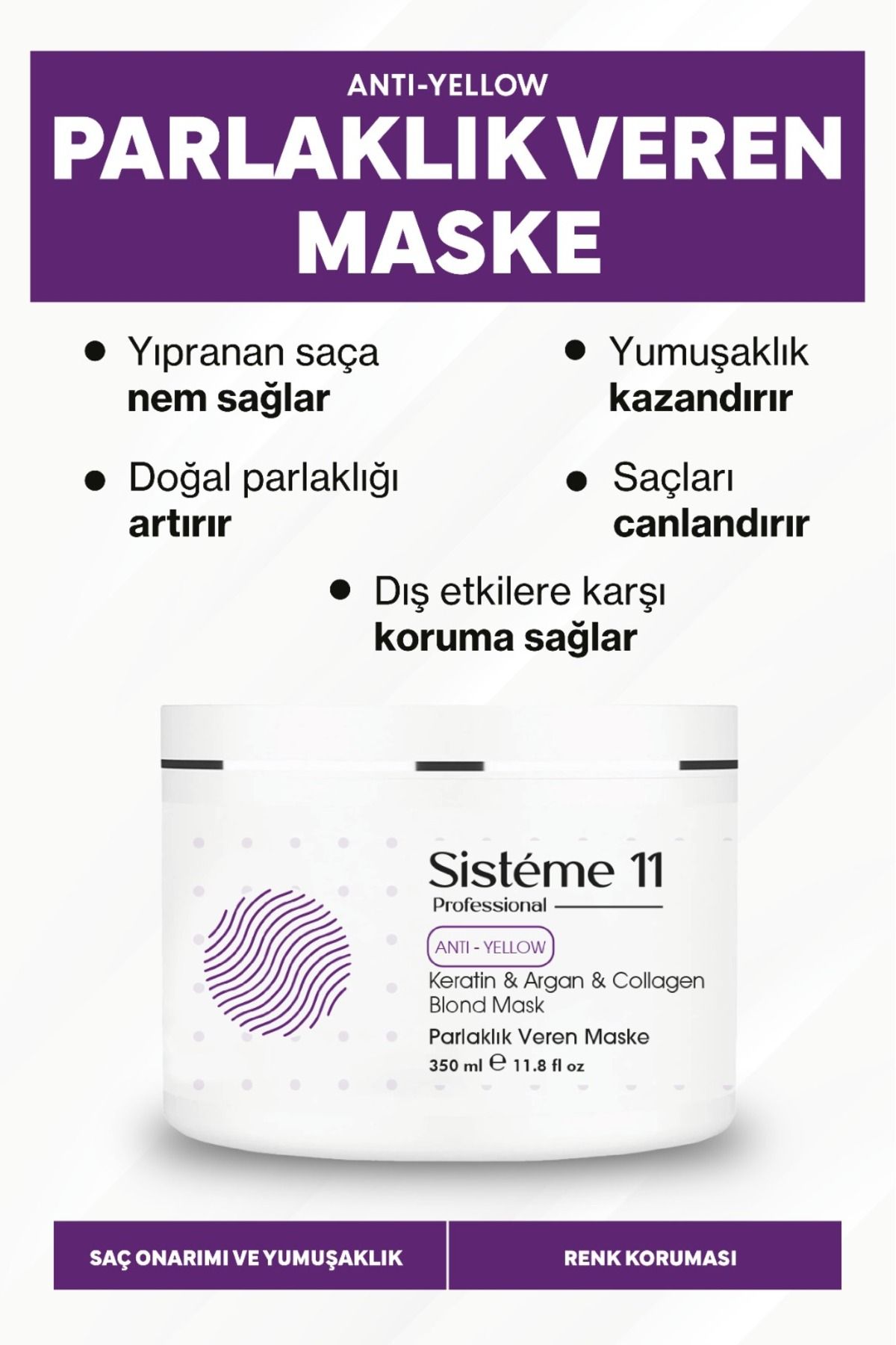 Sistéme 11 Sisteme 11Parlaklık Veren Maske 	3...