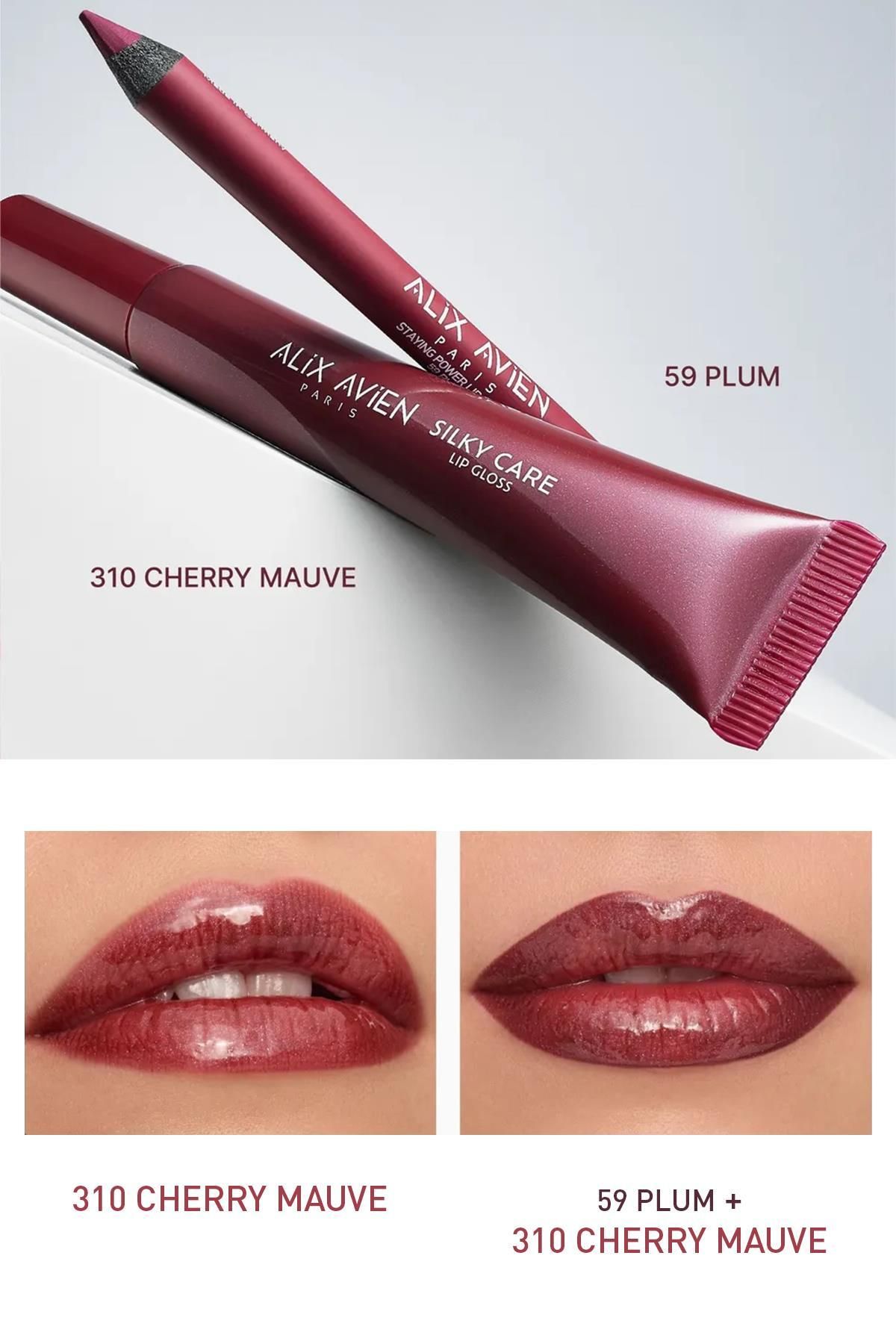 Silky Care Lipgloss 310 - Cherry Mauve