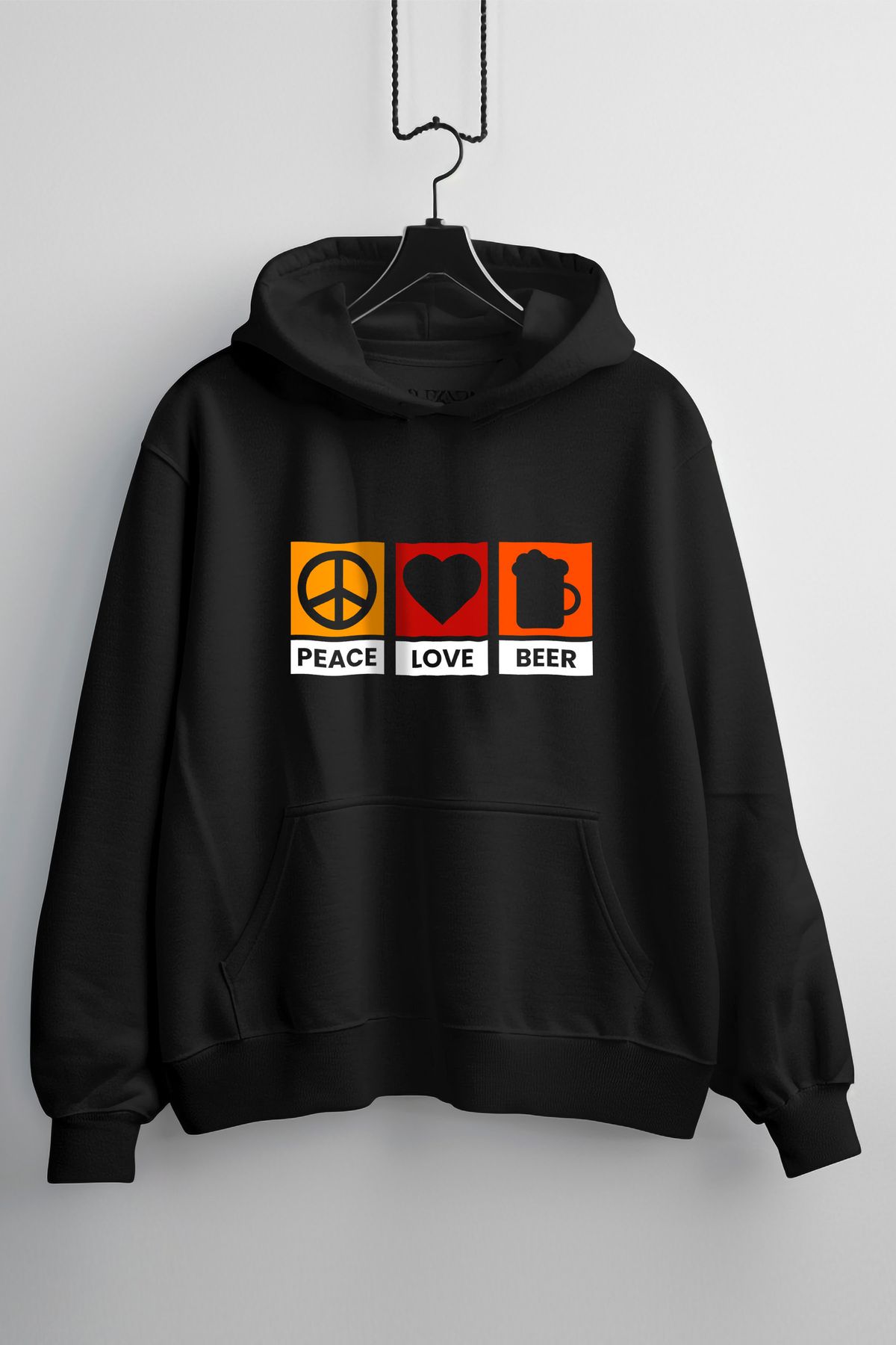 Zestia Unisex Hoodie, PeachLove Beer Tasarım...