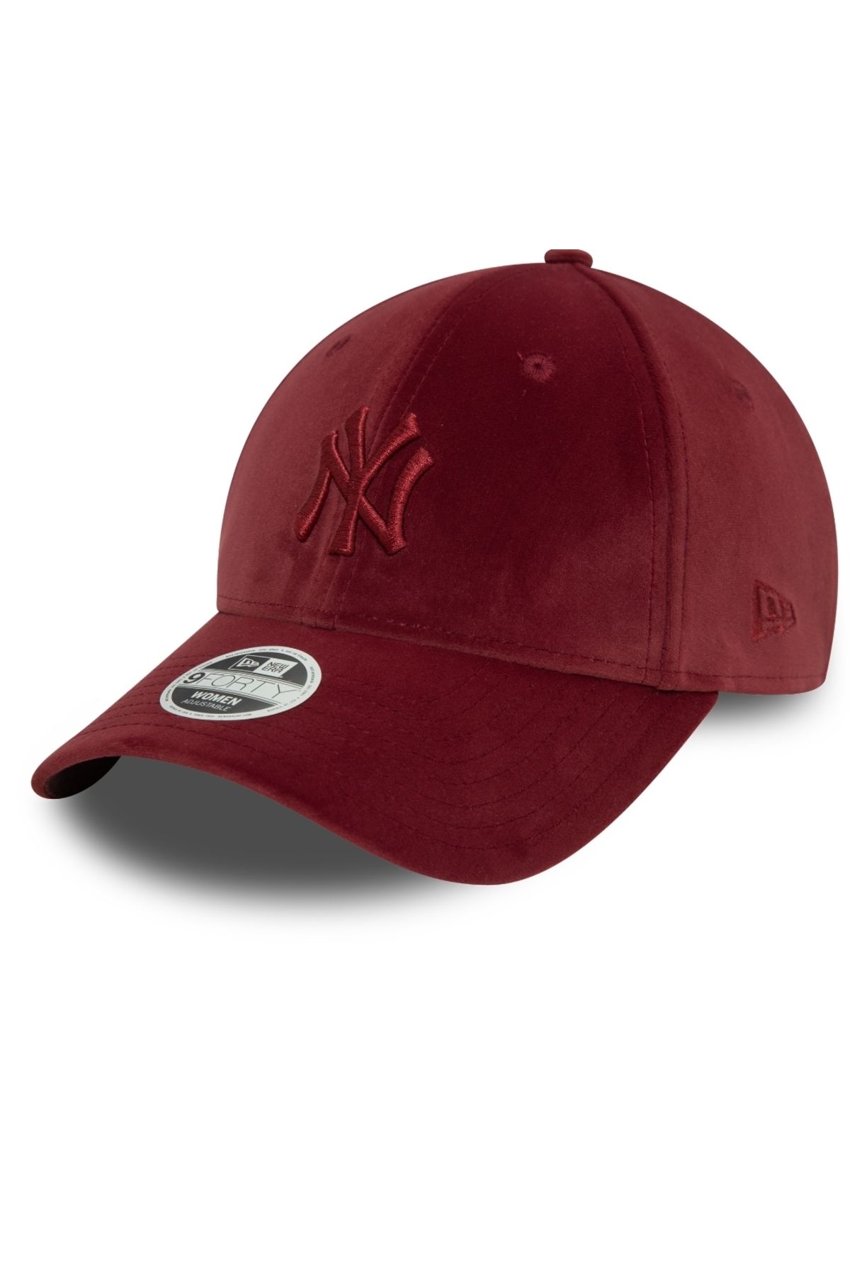 NEW ERA 9forty Kadife Kumaşyeni sezon bordo ş...