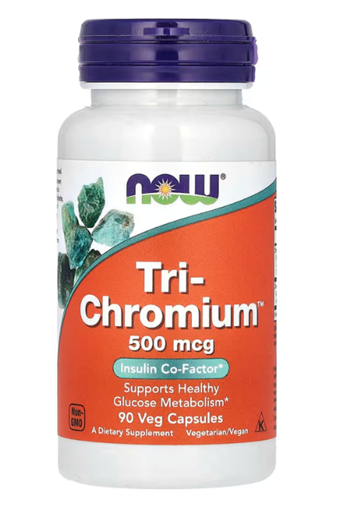 Now Foods , Tri-chromium, 500Mcg, 90 Veg Caps...