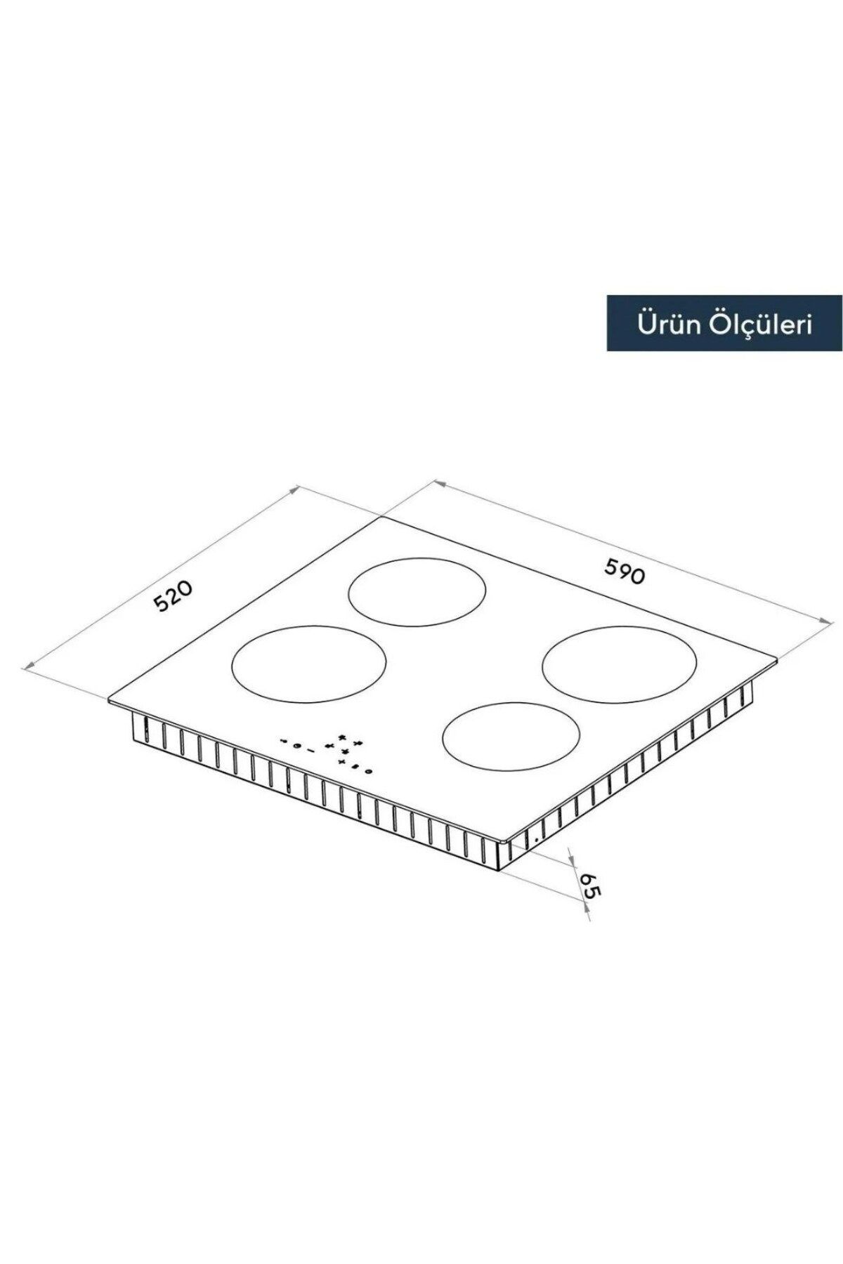 16-4TB SİYAH  İNDİKSİYONLU ANKASTRE OCAK-ZİRCON BETTER