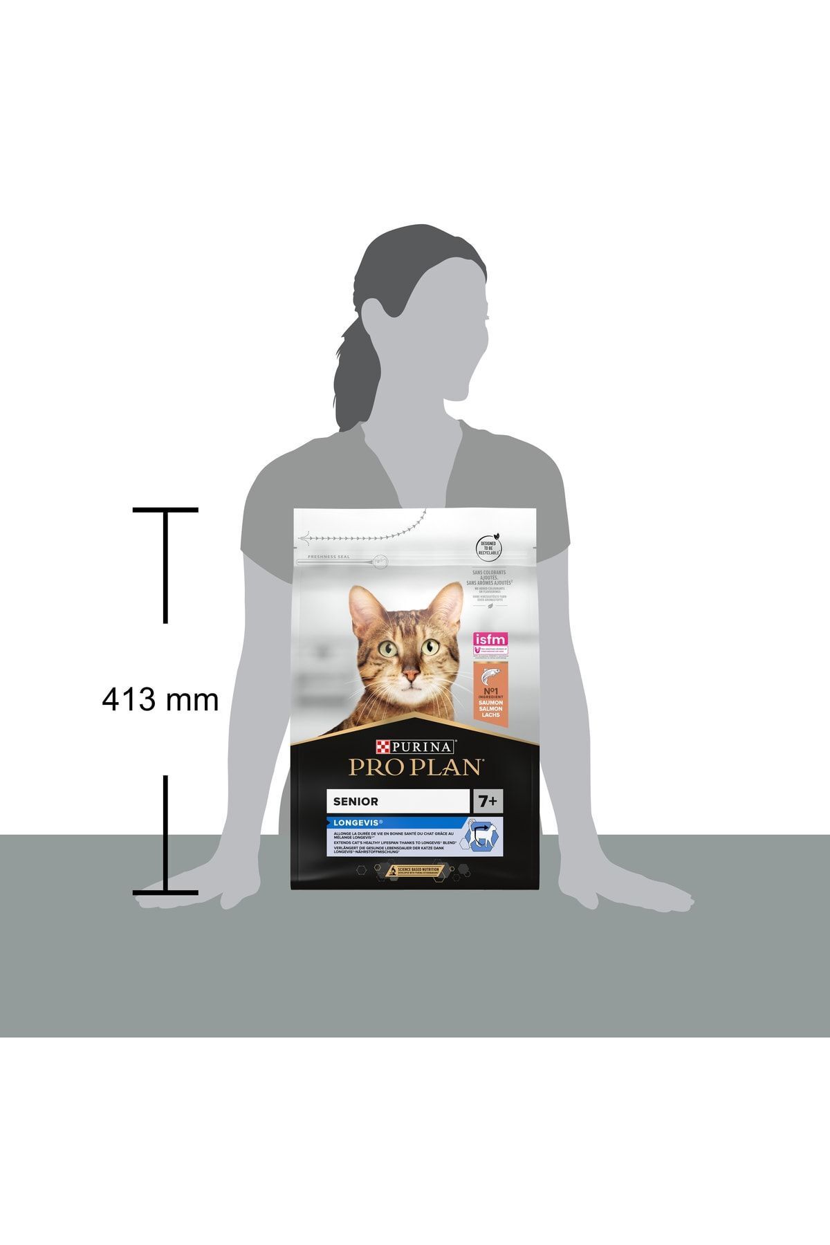 Original Senior +7 Somonlu Yaşlı Kedi Maması 3 Kg