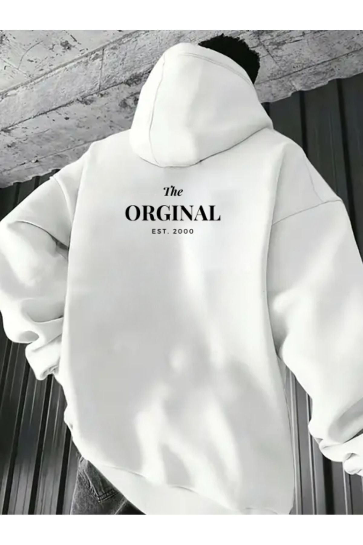 MODASHOT The Orginals BaskılıBeyaz Sweatshirt