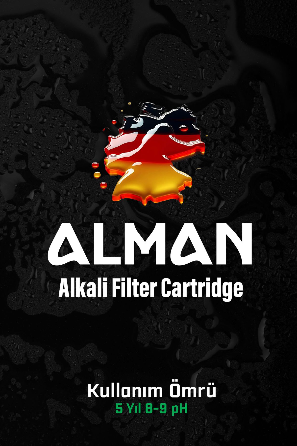 Su Arıtma Cihazları için Multi Alkali 8-9 pH Filtre Bioalkali (Alman Alkali)