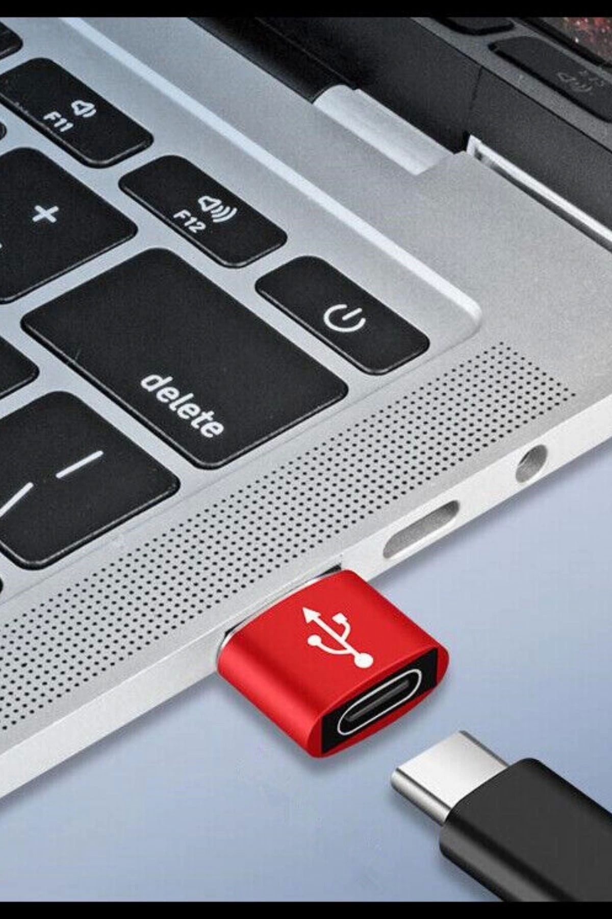 Usb'den Type-c 'ye Dönüştürücü Adaptör Veri Aktarımı Sağlayıcı Şarj Data Çevirici