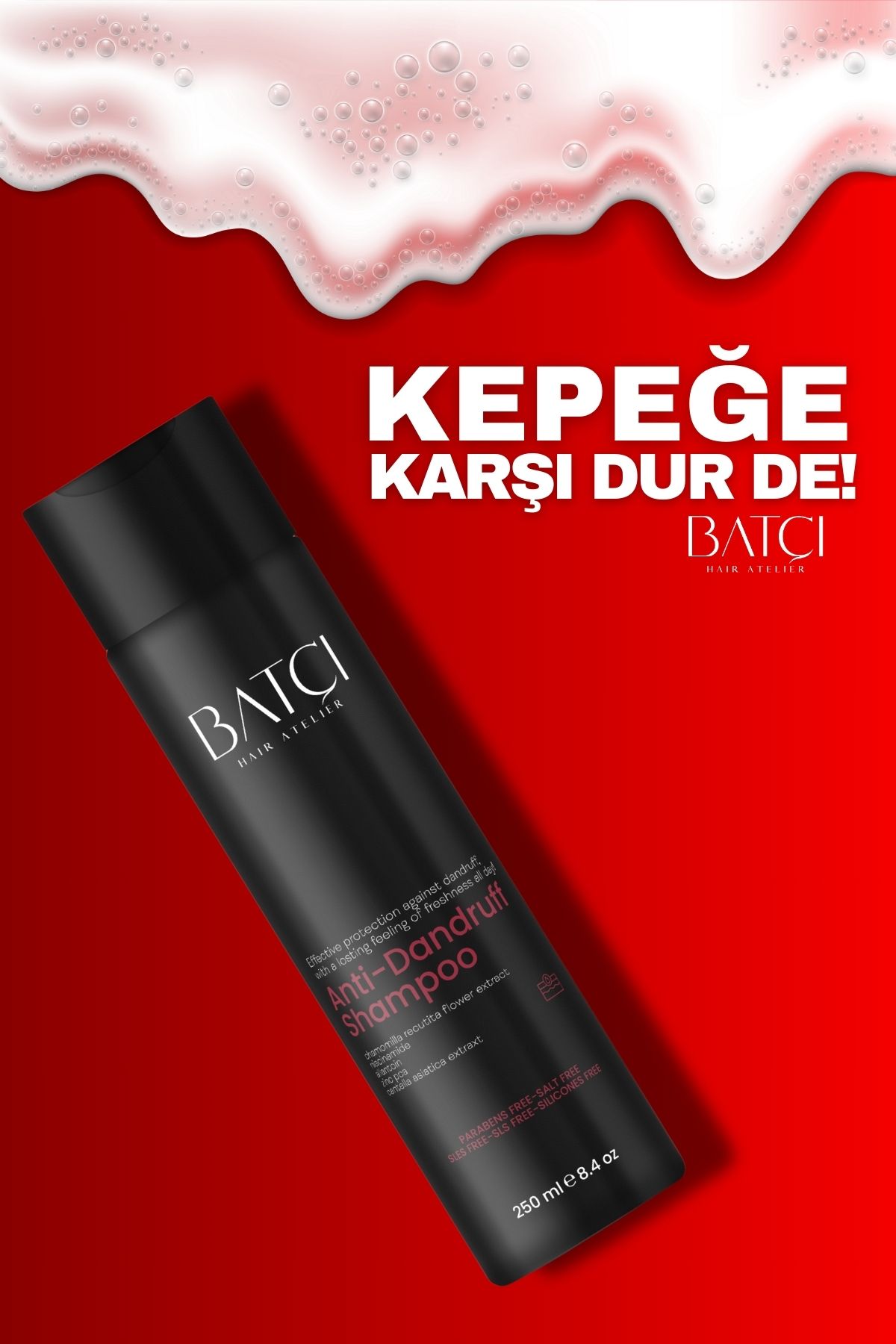 Anti Dandruff Yoğun Kepek Karşıtı Şampuan 250 ml Kepek Pullanma Karşıtı