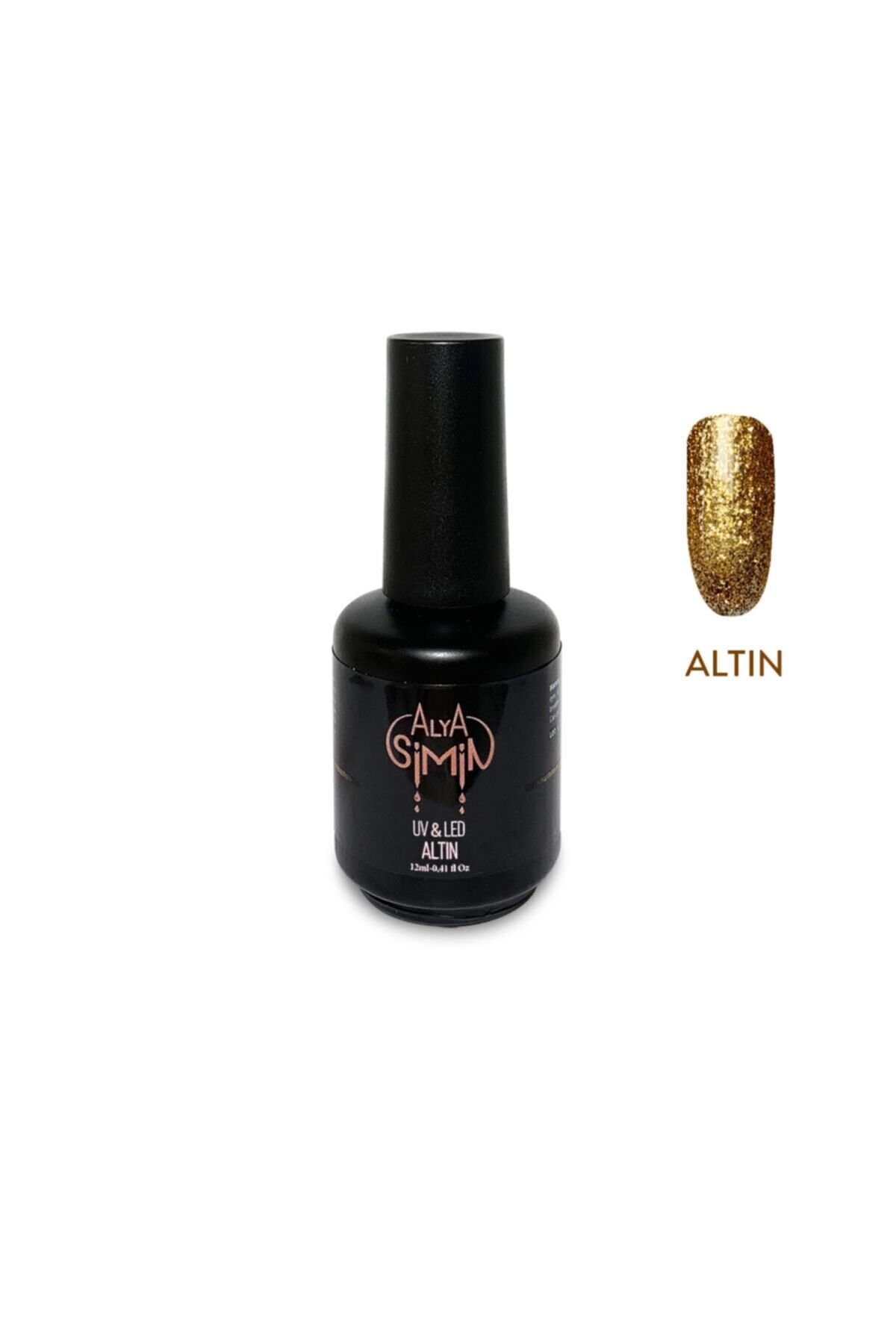 ALYA SİMİN Shellac Kalıcı OjeGold Altın 15 Ml