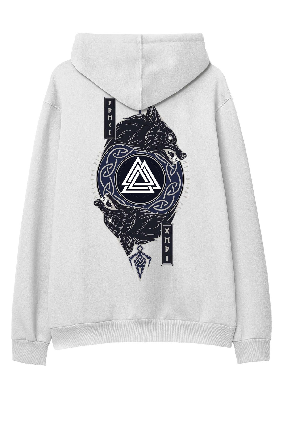 Oweear Unisex  Wolf  -Regular Hoodie