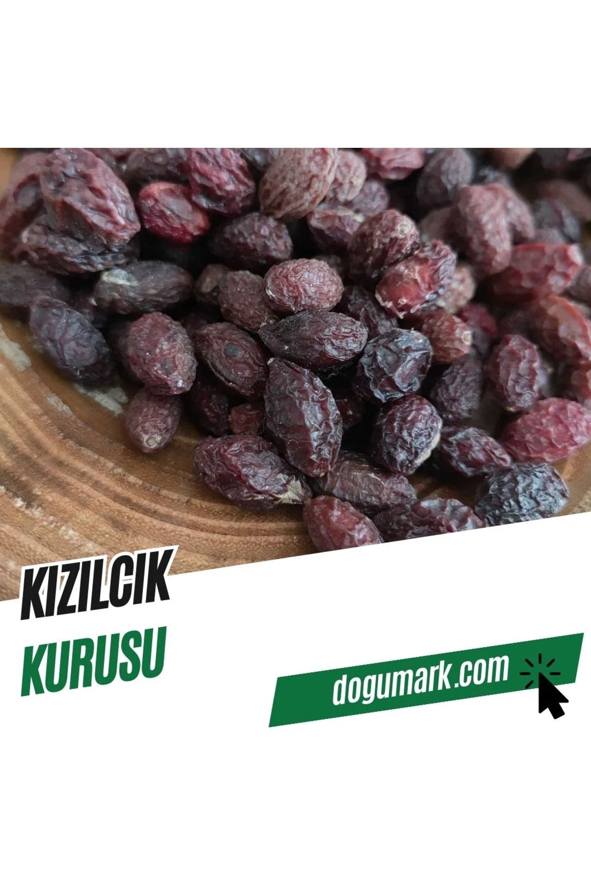 DoğuMark Kızılcık Kurusu -Çekirdekli (1 Kg)