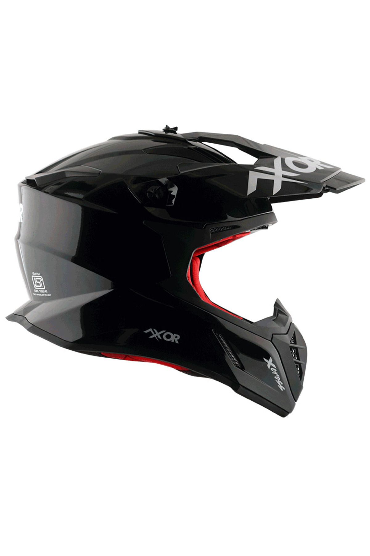 X-Cross Kask Black Red