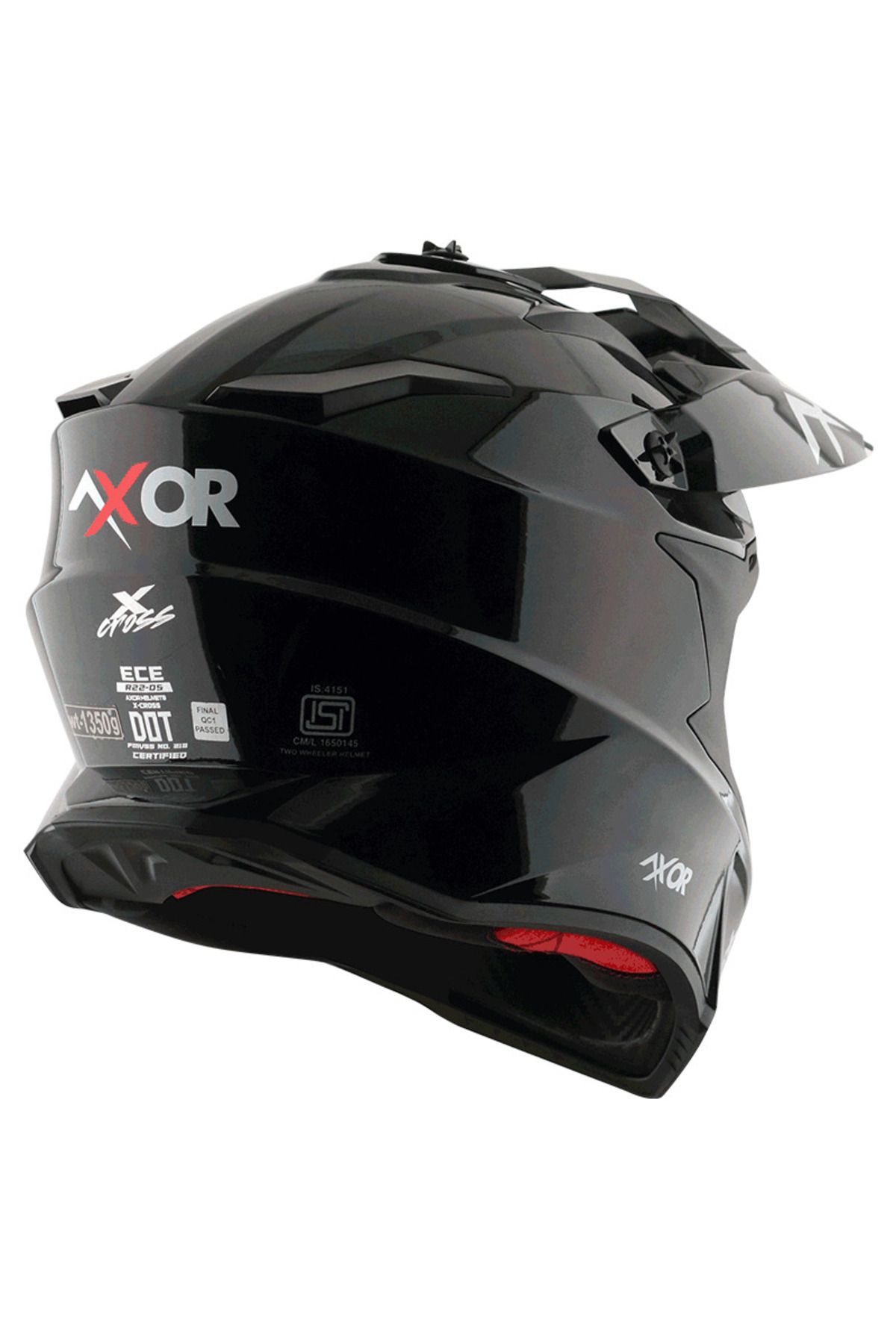 X-Cross Kask Black Red