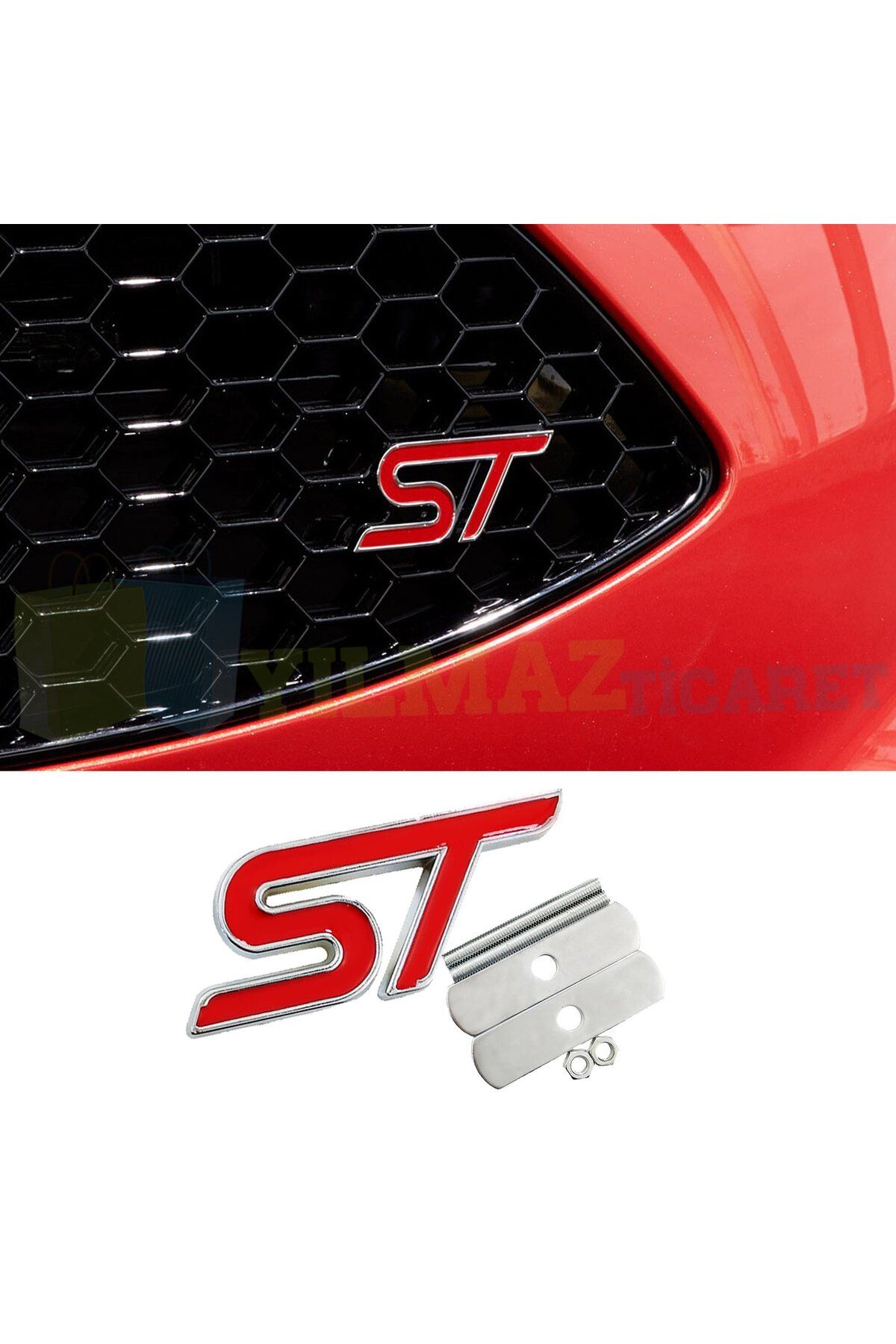 İKTUNING FORD ST 3D METALVİDALI  ÖN PANJUR  A...