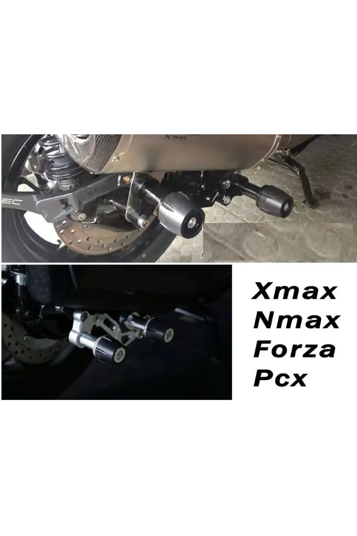 NMAX XMAX PCX FORZA EGZOZ KORUMA - CNC - KIRMIZI