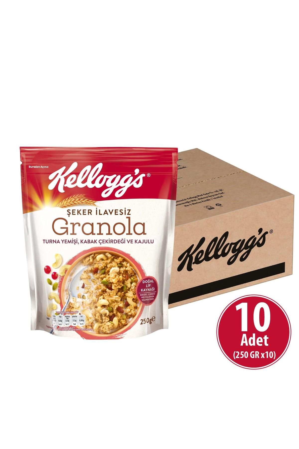 Kellogg's Şeker İlavesizGranola Turna Yemişi,...