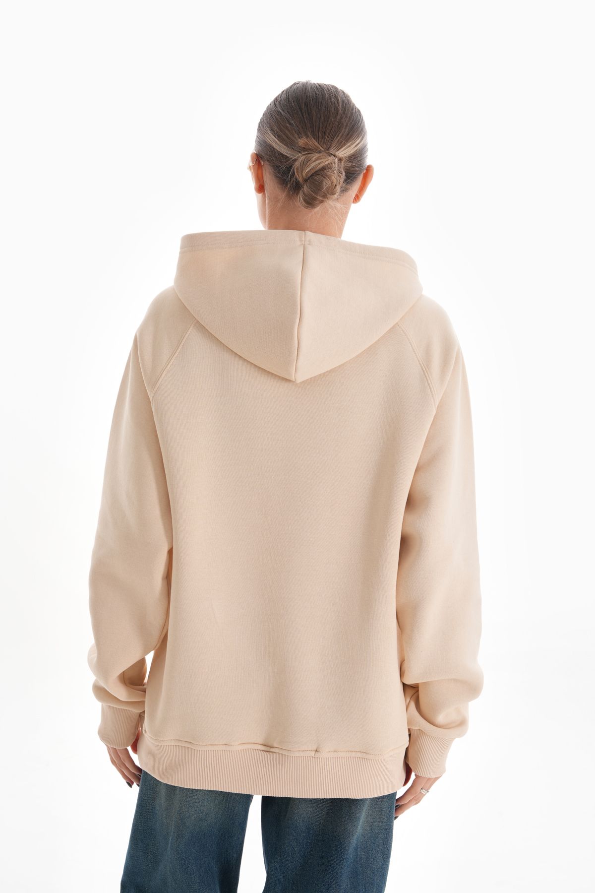 Kapüşonlu Oversize Sweatshirt