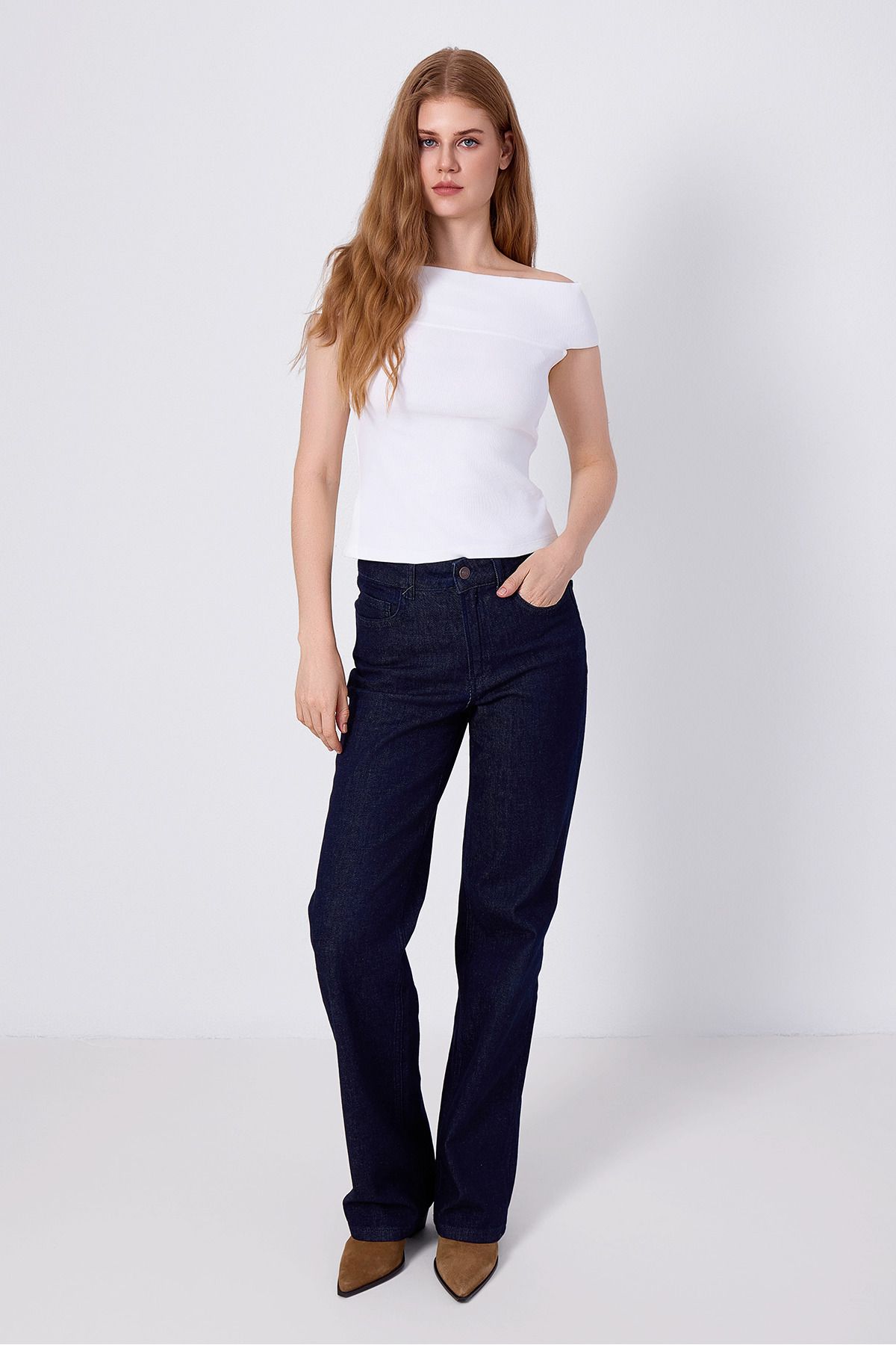 Orta Bel Wide Leg Jean